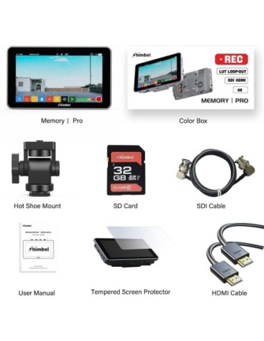 Monitor Grabador Shimbol Memory I PRO 4K HDMI