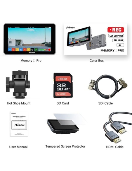 Monitor Grabador Shimbol Memory I PRO 4K HDMI