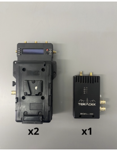 Teradek Bolt Pro 2000 Wireless SDI / Dual Receiver Set — 1 Transmitter / 2 Receiver